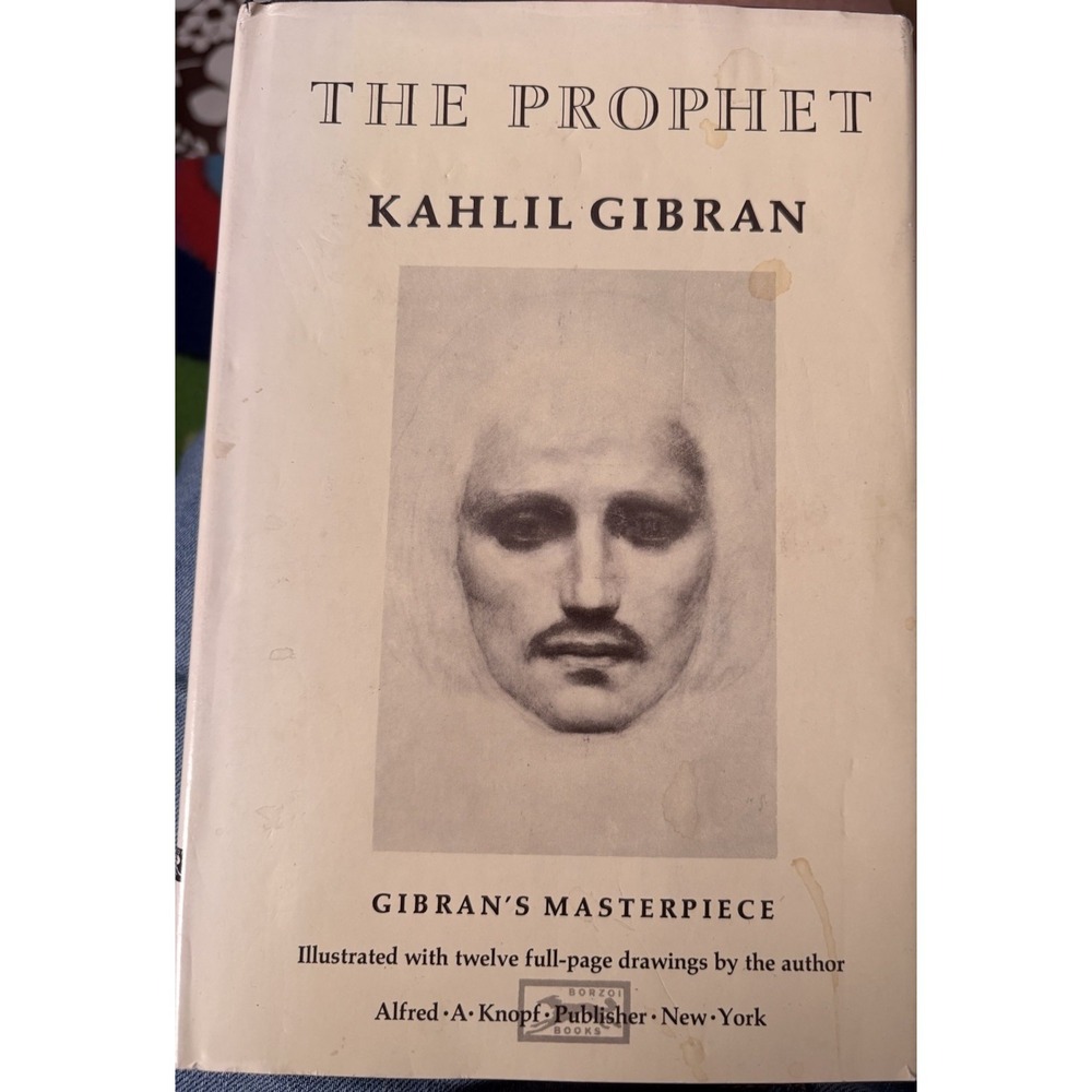 The Prophet – Kahlil Gibran | Vintage Alfred A. Knopf 100th Print 1978 Hard Book
